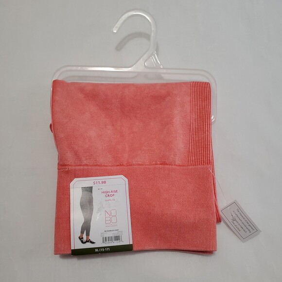 No Boundaries Juniors Crop High Rise Seamless Leggings XL (15-17) Boho FairyCore - Picture 9 of 9